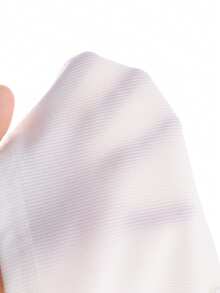 2pcs Baby Girls' Knit Ruffle Trim Top And Embroidered Waist Belt Skirt Set, Casual Summer Outfit - White - View 6