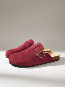 Solecia 女士平底鞋 - 酒紅色 - 查看 2