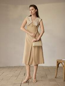 PREMIUM SQUARE OPENWORK BAG - Gold - View 10