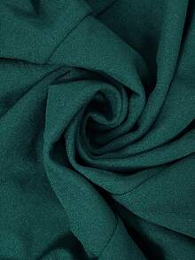 Vestido ajustado sin mangas con cuello hueco para mujeres - Verde Oscuro - Ver 2