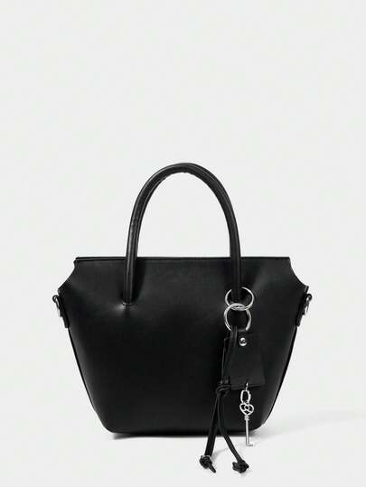 SHECARRY 新款纯色软PU女士手提包/单肩包/休闲购物通勤多功能手提包