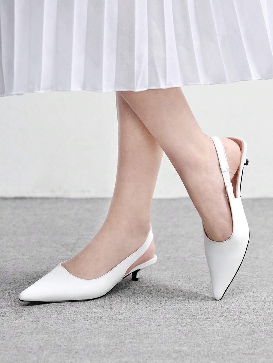 CUCCOO BIZCHIC Women Heeled Sandals - White - View 1