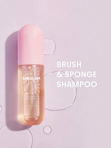 SHEGLAM Fresh Sesh Brush & Sponge Shampoo-Pink Cleaner For Makeup Brushes Sponge Powder Puff Gentle Formula Brand Beauty Makeup Face Paint Cosmetic For Women Girls Perfect For Winter Spring Ideal For Y2K Fancy Fashion Suitable For Birthday Gift Party Ready Best Color - Pink - View 10