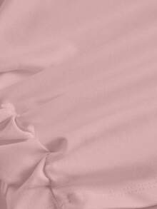 SHEIN Dozemod Tween Girl Tween Girl Minimalist Comfortable Ruched Camisole - Multicolor - View 4