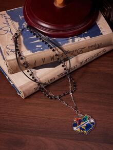 HARRY POTTER X SHEIN 女士叠戴项链 - 彩色 - 查看 3