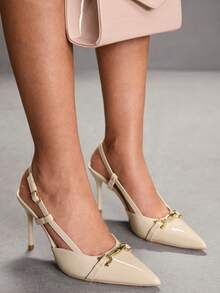 CUCCOO SZL Women Pumps Valentine's Day - Beige - View 7