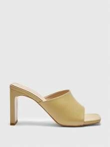 CUCCOO BIZCHIC Simple And Generous, Fashionable And Versatile, Elegant And Casual Workplace Commuter Women's High-Heeled Sandals - Apricot - View 6