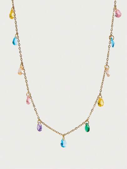 Glisma Women Chain Necklaces,Outfits,Old Money,Metallic/Texture,Gemstone,For Mom/Women/Girl/Mother,Premium,Vintage,Classyoutfits,Old Money,Metallic/Texture,Gemstone,For Mom/Women/Girl/Mother,Premium,Vintage,Classy,Gold,Easter,Travel/Beach/Vocation,Boho,Grunge