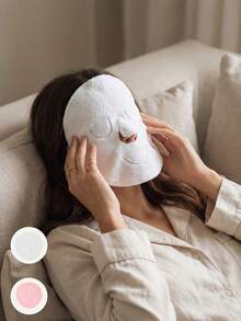 1. Mặt nạ khăn nóng lạnh tái sử dụng, có thể dùng với nước ướt, khăn vải gia dụng, thích hợp để xông hơi mặt tại nhà. - Nhiều màu - Xem 1
