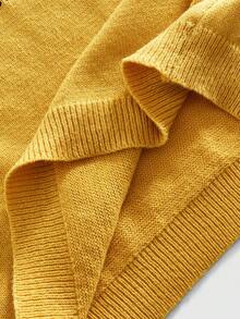 ROMWE MEN Prep Áo thun nam tay ngắn cổ tròn, viền tương phản, thêu chữ. - Nhiều màu - Xem 9