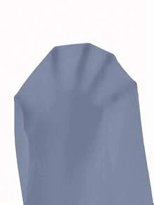 Manfinity Mode Elegant Men's Navy Blue Long Sleeve Shirt Collar Polyester Blouse Regular Length Business Casual Men Shirt Navy Blue Dress Shirt Men Slim Fit Dress Shirt Men Men Black Dress Shirts - Navy Blue - View 5