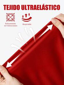 Bikini minimalista de unicolor 2026, ropa de baño de playa de vacaciones de verano - Rojo - Ver 10