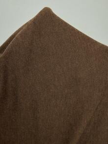 SHEIN Tall 女士咖啡棕色抽绳腰休闲运动裤 - 咖啡棕 - 查看 8