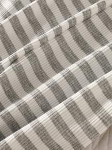 SHEIN Bộ 4 quần cho bé sơ sinh, kiểu dáng unisex, chất liệu vải dệt kim mềm mại, co giãn, thích hợp mặc mùa hè. - Màu xanh lam - Xem 4