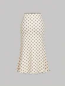 SHEIN MOD Summer/Spring Clothes Women,Summer Holiday Outfits , Party, Beach Vacation Outfits For Women ,Ceremony, Polka Dot Outfit, 2 Piece Skirt Sets Woman, Matching Set Skirt, Two Piece Skirt Set, Midi Skirt Set,Wedding Guest,Bridesmaid,Graduation,Vacation Two Peice Skirt Set Summer - Blue - View 6