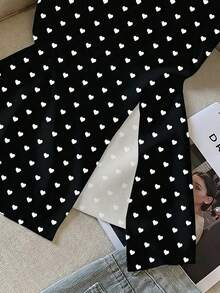 Resyla 新款时尚女式爱心波点印花百搭不对称肩背心 - 彩色 - 查看 4