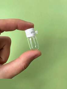 100pcs Transparent Travel Dispenser, 2ml/3ml With Flip Cover, Portable Glass Bottle, Used To Store Lotion And Lotion - Multicolor - View 6