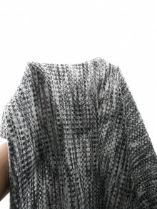 Rosumi Plus Size Women's Hooded Drawstring Button Waffle Fabric Loose Casual Sweatshirt, Autumn & Winter Sweatshirts Christmas Holiday - Multicolor - View 8