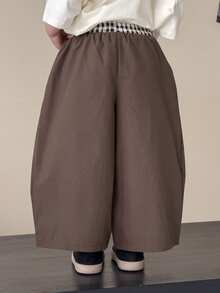 DAZY Young Boy Casual Loose Fashionable Versatile Pants - Brown - View 7