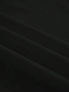 男童纯黑色针织无袖背心，适合夏季穿着 - 黑色 - 查看 4