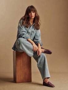 Rosivie 女士乐福鞋 - 酒紅色 - 查看 5