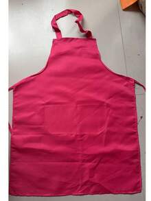 Polyester Apron With Wide Brim,Simple Style Black Apron With Pockets - Multicolor - View 13