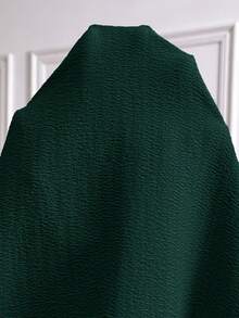 SHEIN LUNE Vestido casual cómodo y transpirable sin mangas con cuello redondo y parches de encaje en unicolor para mujer de talla grande - Fresh Green - Ver 6