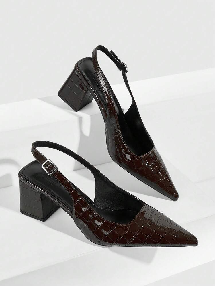 CUCCOO SZL Women's Pointed Toe Polka Dot Pattern Bow Decor Dress Pumps, Fashionable And Versatile For Daily Commute