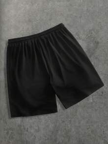 HIMLAND Men's Casual Everyday Printed Short Sleeve T-Shirt Set - Black - View 7