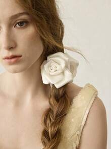 MOTF PREMIUM 米色原味玫瑰花夹子 - 米色 - 查看 1