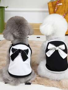 PETSIN 宠物服装、狗狗服装、猫咪吊带背心、休闲背心、春夏新品、小型动物吊带背心、清凉休闲装 - 彩色 - 查看 4