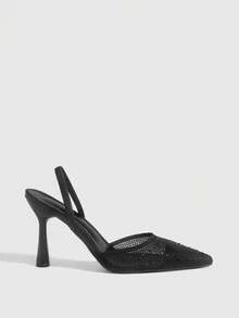 CUCCOO SZL Women Pumps Valentine's Day - Graphite Black - View 4