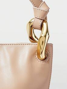 MOTF WOMEN'S CASUAL COMMUTER BUCKET BAG - Khaki - View 5