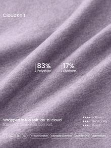 GLOWMODE 大码 CloudKnit City Chill 修身侧袋弹性袖口拉链连帽夹克，日常休闲街头风 - 紫色 - 查看 6