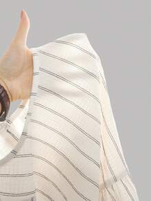 Firerie Kids Tween Girls' Casual Striped Sleeveless Top And Straight Leg Pants Set, Apricot - Apricot - View 7