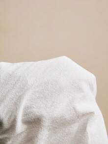 Poéselle Quần ống rộng màu trắng 100% cotton, quần hè cạp cao, kiểu dáng suông thoải mái, thanh lịch dành cho nữ, quần trắng trơn cạp chun thoải mái phù hợp mặc hàng ngày, quần kiểu Pháp, quần đi biển trắng mới năm 2026, quần trắng nữ, quần ống rộng trắng, quần trắng nữ, quần vải lanh trắng. - trắng - Xem 9
