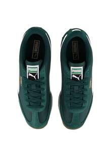 Puma Easy Rider Vintage Women's Sneakers Dark Myrtle / White 399028-14 - Green White - View 4