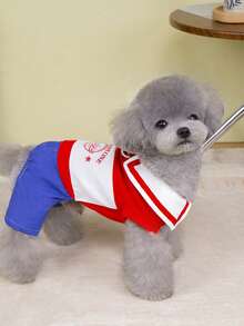 PETSIN Dog Clothing, Cat Clothing, Small Animal Four Legged Clothing, Spring And Summer New Items, Cat Clothing, Casual Clothing, Home Dog Clothing, Small Animal Jumpsuit - Multicolor - View 12