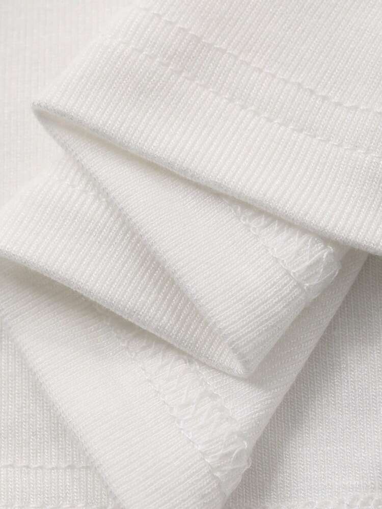 Women's Summer Street Lace Patchwork Bow Ribbon Letter Print Slim Fit Short Sleeve T-Shirt Top Babydoll Top