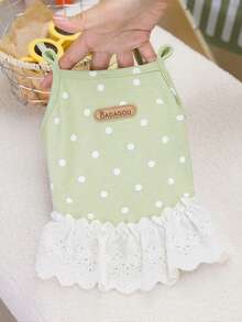 PETSIN Dog Clothing, Cat Clothing, Animal Skirts, Pet Spring/Summer New Collection, Puppy Dress, Princess Versatile Dress, Printed Stripes, Small Animal Clothing, Cool Sunscreen - Multicolor - View 9