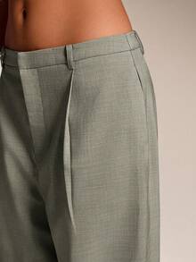 Avantive Quần ống rộng màu trơn đơn giản cho nữ Quần dài công sở giản dị cho nữ Quần áo mùa thu cho nữ Quần áo mùa đông cho nữ Quần áo Halloween Giáng sinh cho nữ Quần áo thanh lịch khi đi chơi Trang phục mùa thu trang trọng Quần váy cho nữ Quần sang trọng khi đi chơi cho nữ - Màu be - Xem 6