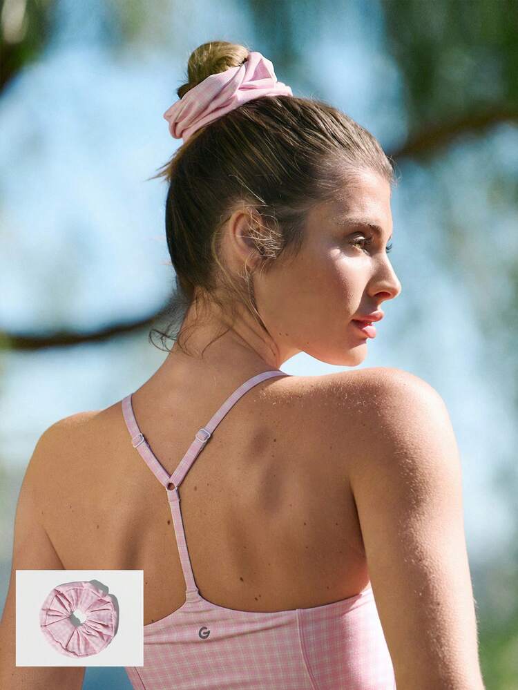 FeatherFit™ Coletero suave y elástico con logo reflectante para estudio, gimnasio, entrenamiento, yoga y uso diario activo que absorbe la humedad