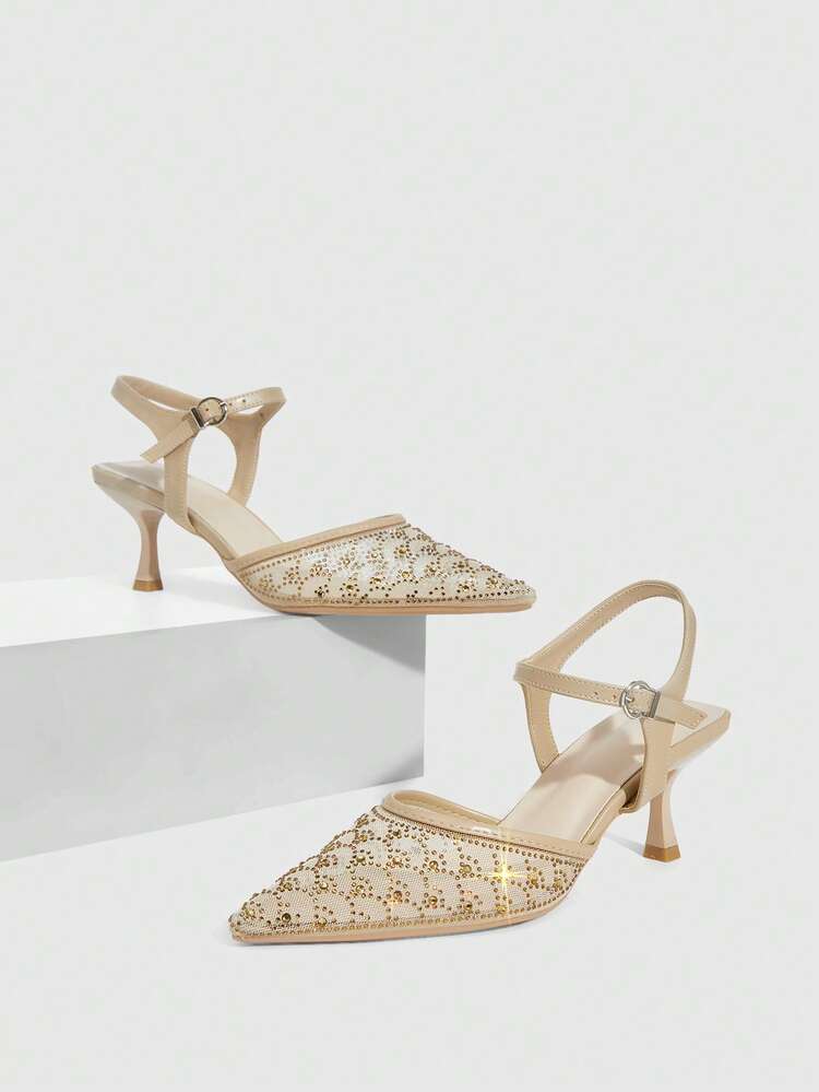 CUCCOO SZL Casual Commute Pointed Toe Stiletto Heel Women Pumps Spring Shoes