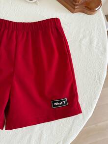 LMoss Kids LMoss  2pcs/Set Young Boy Striped Knit T-Shirt And Shorts Set - Multicolor - View 5