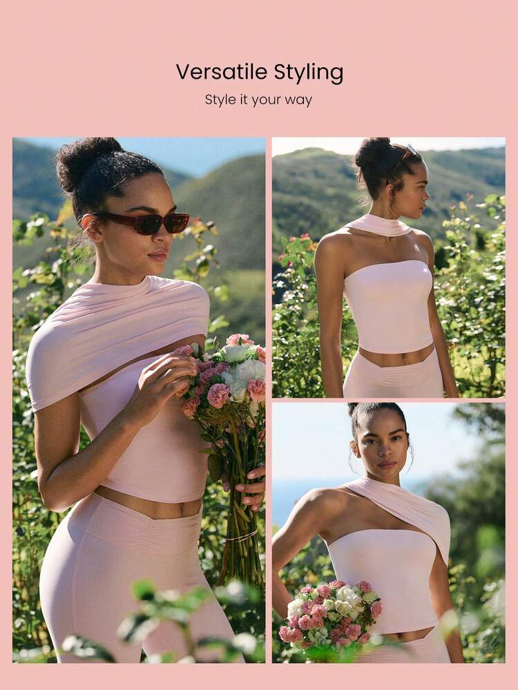 バレンタインデー 360度ストレッチ 柔らかい素材 スイッチアップ 軽量 しわ防止 カスタマイズ可能なネックライン Vバック デザイン スリムフィット アクティブトップス ジム ワークアウト スタジオ デイリーカジュアルウェア