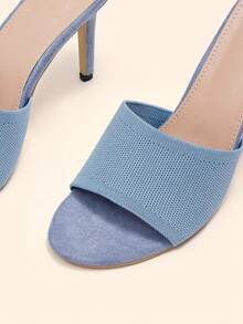 CUCCOO BASICS Giày nữ tối giản gót nhọn kiểu dép bít mũi cho mùa xuân và hè, giày đi nghỉ mát thanh lịch, giày công sở thường ngày, giày mùa xuân sang trọng, giày lễ Phục sinh và Giáng sinh. - Màu xanh da trời - Xem 5