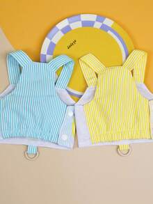 PETSIN Pet Chest And Back Skirt, Cat Traction Strap, Animal Collar Set, Pet Supplies Strap Skirt, Dog Walking Princess Skirt, Pet Chest And Back Skirt+Rope Sweet Princess SBritish Style Chest And Back Set - Multicolor - View 11