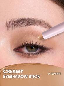 SHEGLAM Creamsicle 眼影棒-Cinder 品牌 美容 化妝 化妝品 適合女性與女孩 完美搭配夏季春季 Y2K 時尚 流行 生日 母親節禮物 假期 派對準備就緒 最佳顏色 - Cinder - 查看 1