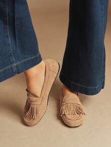 Rosivie Women Flats - Rust Brown - View 4