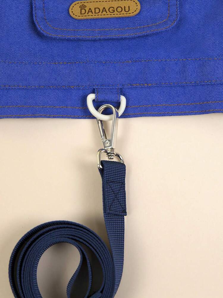 PETSIN Pet Chest And Back Skirt, Cat Traction Strap, Animal Collar Set, Pet Supplies Strap Skirt, Dog Walking Princess Skirt, Pet Chest And Back Skirt+Rope Sweet Princess SBritish Style Chest And Back Set - Multicolor - View 6